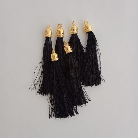 Tassels - Silk Thread - Black