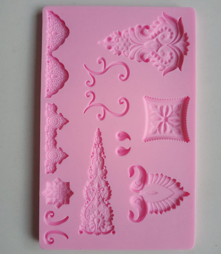 Silicon Mould - Border n Crown