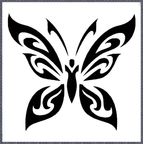 Stencil - Butterfly - 6*6