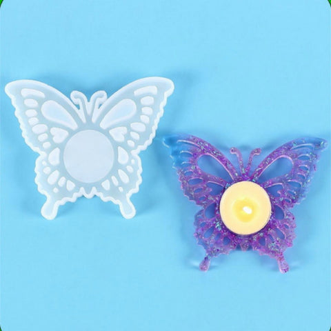 Silicon Mould - Tealight Holder - Butterfly