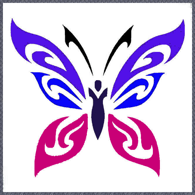 Butterfly Clipart, Butterfly Stencil Graphic by CarryBeautySVG