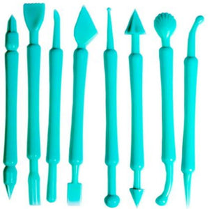 Clay / Gum Paste Tool - Set of 8 Tools