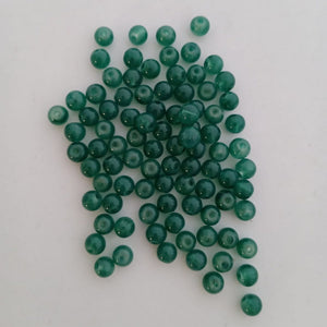 Beads Glass - Dark Green 1