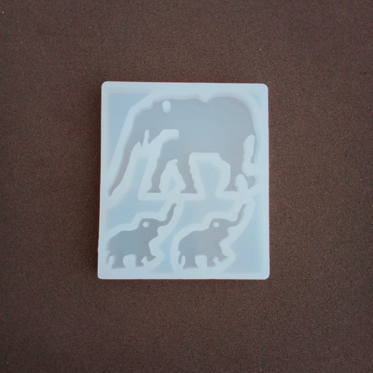 Silicon Mould - 3 in 1 Elephant