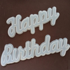 Silicon Mould - Happy Birthday
