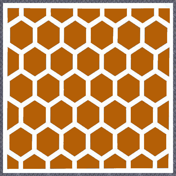 Stencil - Honey Comb - 6*6