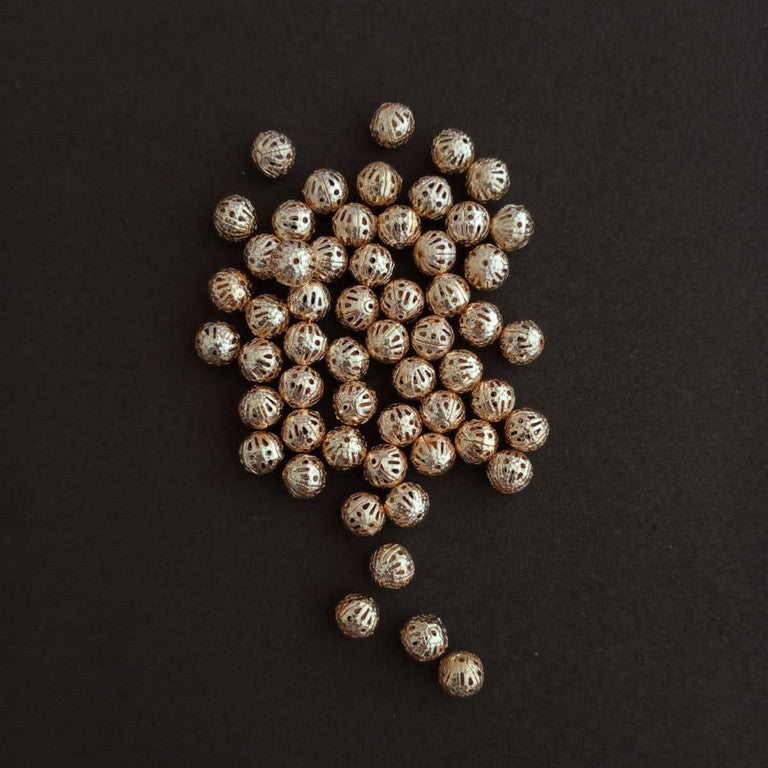 Jali Beads - Golden