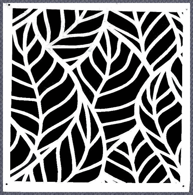 Stencil - Leaves 1 - 6*6