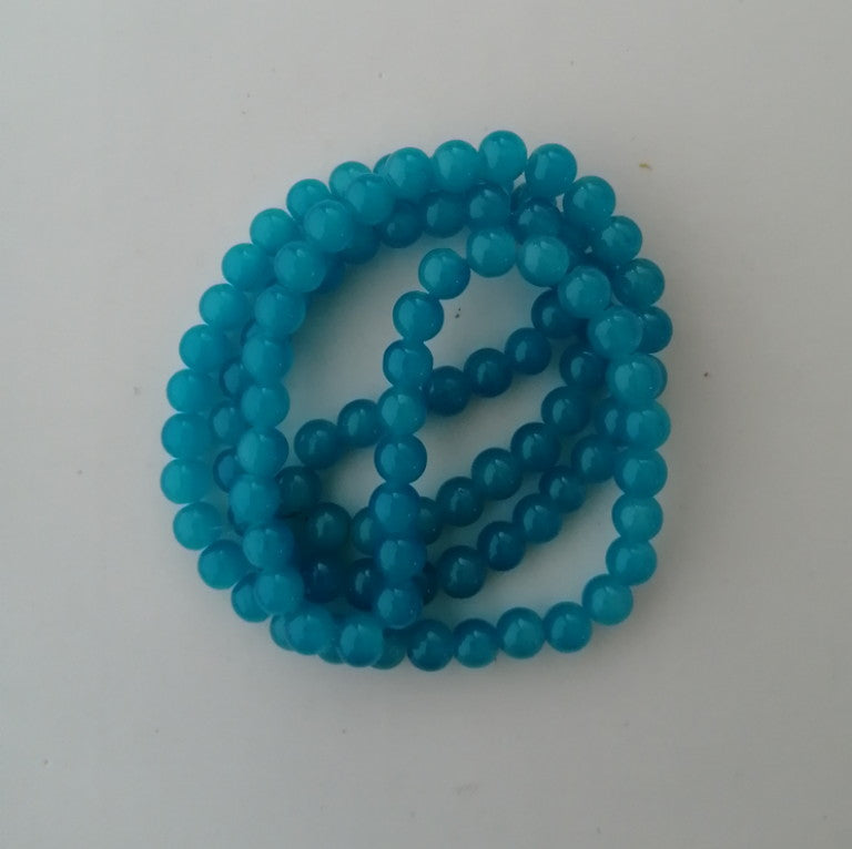 Beads Glass - Light Blue