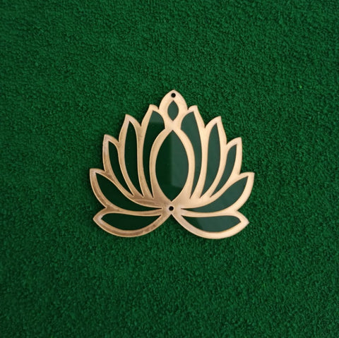 Acrylic Lotus - Green