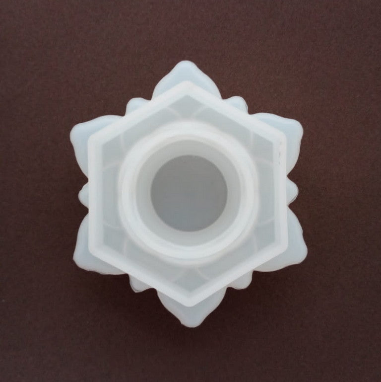 Silicon Mould - Tealight Holder - Lotus