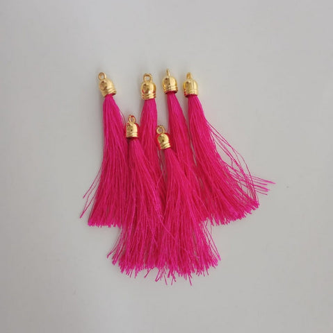 Tassels - Silk Thread - Magenta