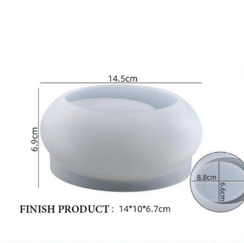 Silicon Mould - Tealight Holder - Pebble Big