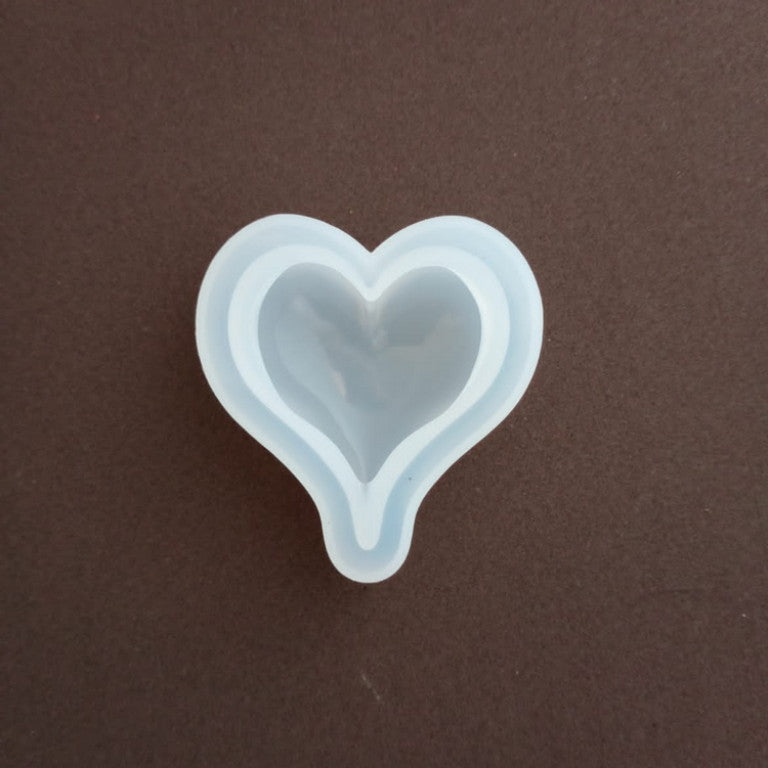 Silicon Mould - Puffy Heart Small