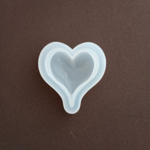 Silicon Mould - Puffy Heart Small