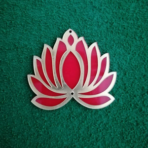 Acrylic Lotus - Red