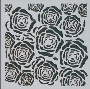 Stencil - Roses - 6*6