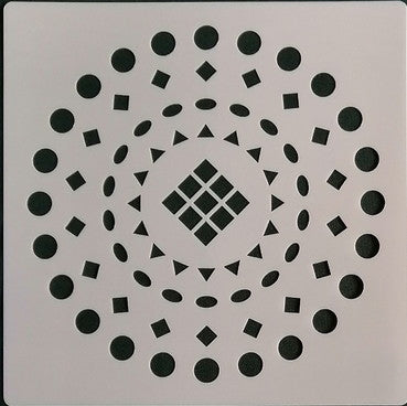 Stencil - Circle N Square - 5*5
