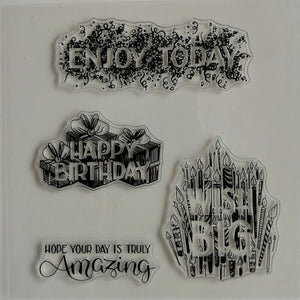 Clear Stamp - Wish Big 5.5 X 5.5 Inches