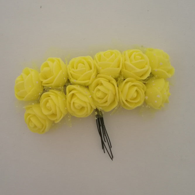 Foam Flowers - Yellow
